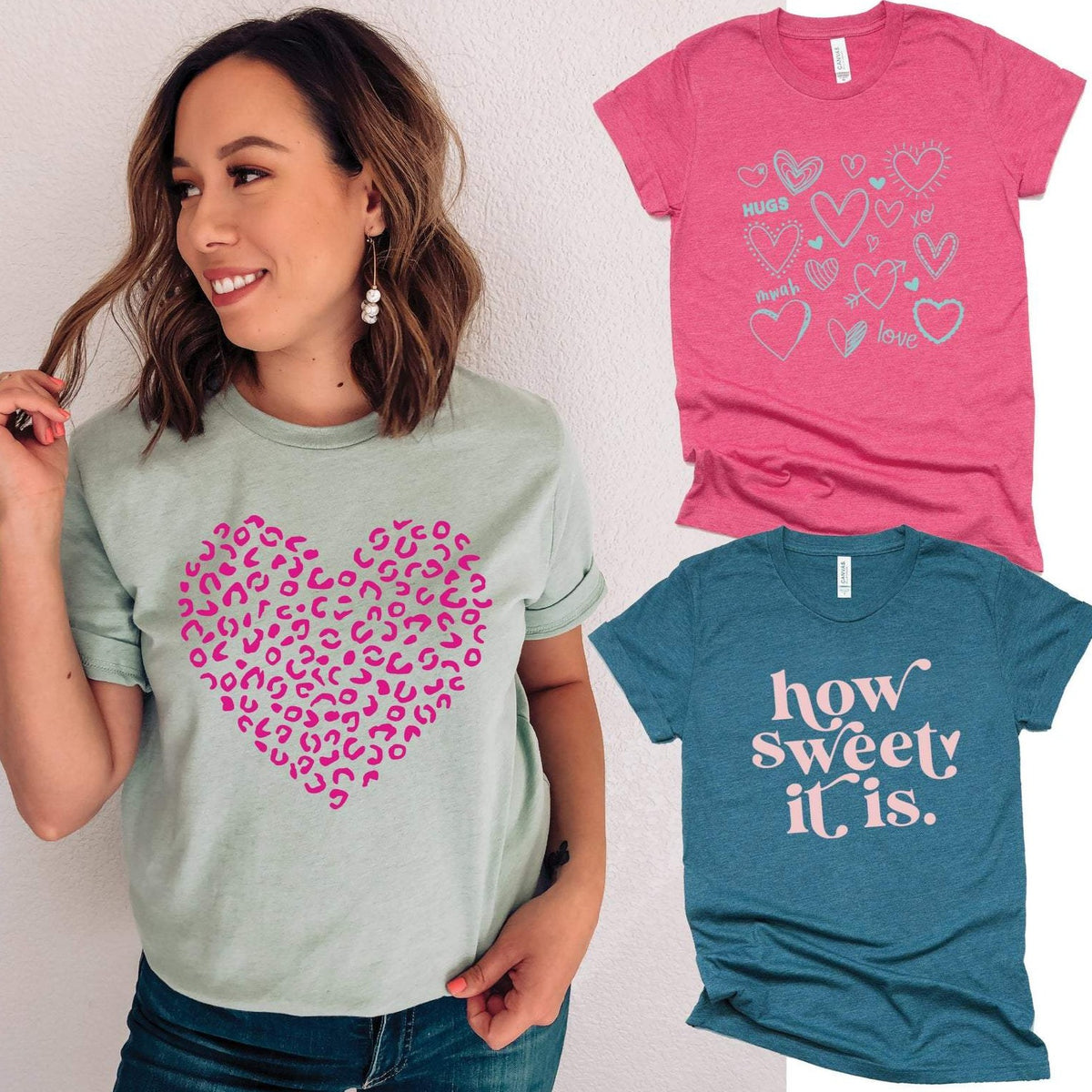 Valentines Day Trio - Tee – Ravelled Knits